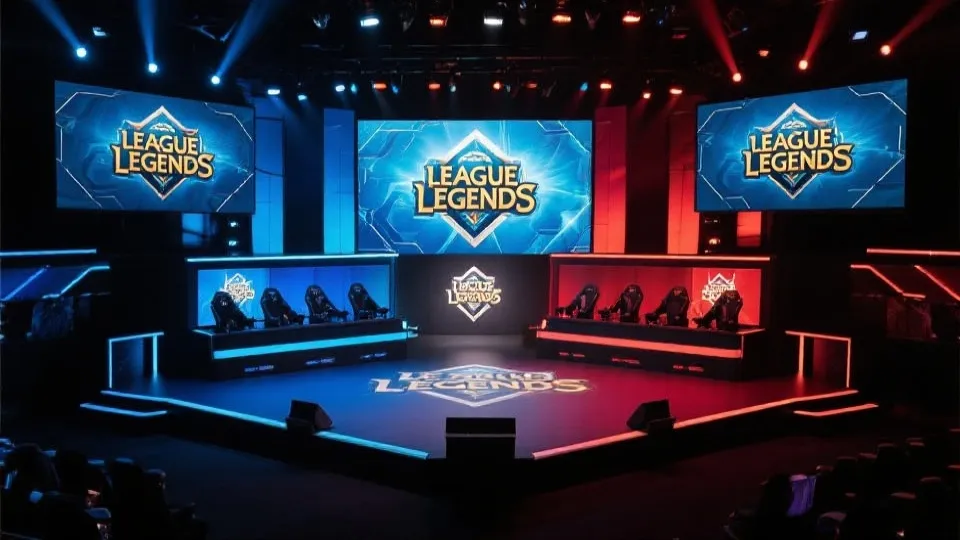 LPL 2026 直播舞台示意图